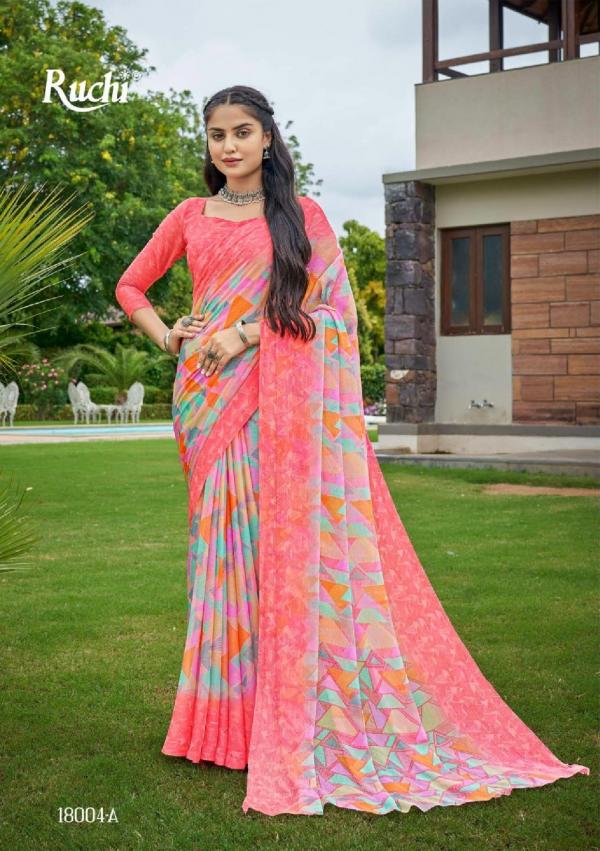 Ruchi Star Chiffon 83 Casual Wear Chiffon Saree Collection